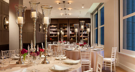 Ames wedding table settings