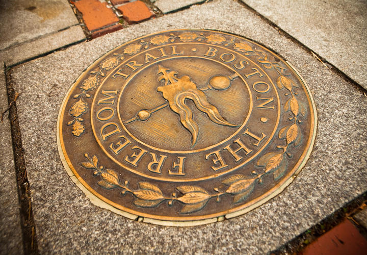 freedom trail marker