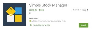 Aplikasi Simple Stock Manager