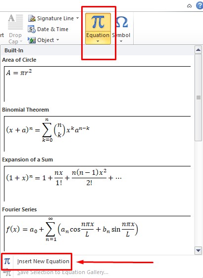 cara membuat pecahan di word