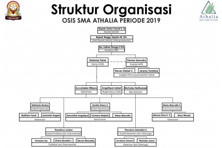 √ STRUKTUR ORGANISASI OSIS [SMP, MTs, SMA/MA, SMK] & Tugasnya