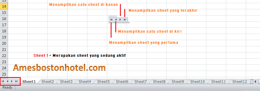 mencari sheet di excel