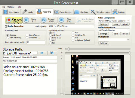 Aplikasi Kamera Laptop Free Screencast