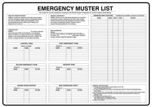 Muster List