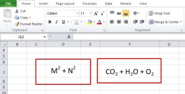 Cara Membuat Pangkat Kuadrat Di Excel