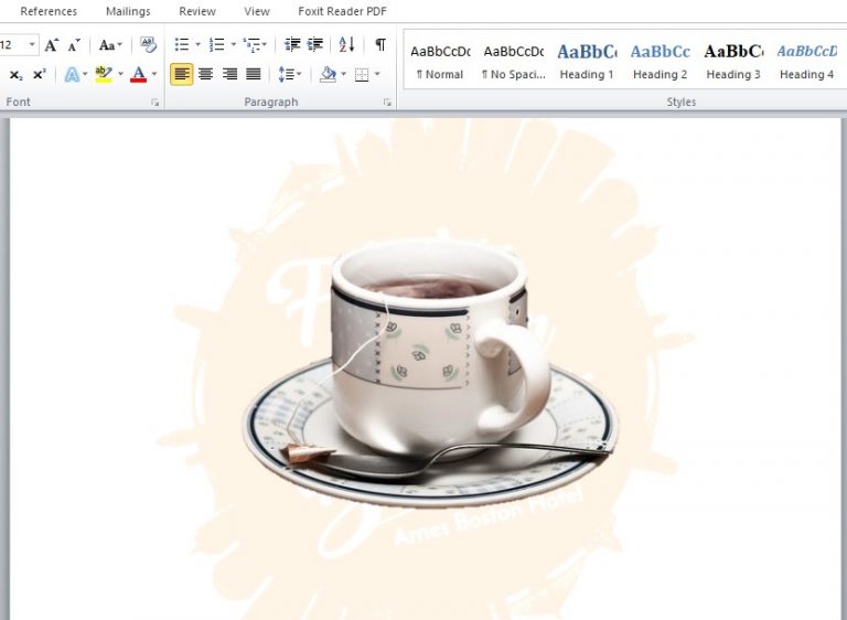 Cara menghapus dan menghilangkan background di word
