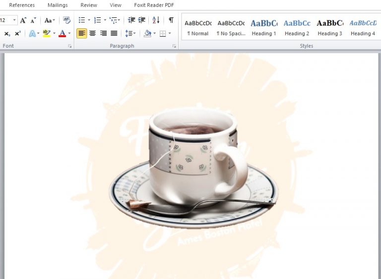 Cara menghapus dan menghilangkan background di word