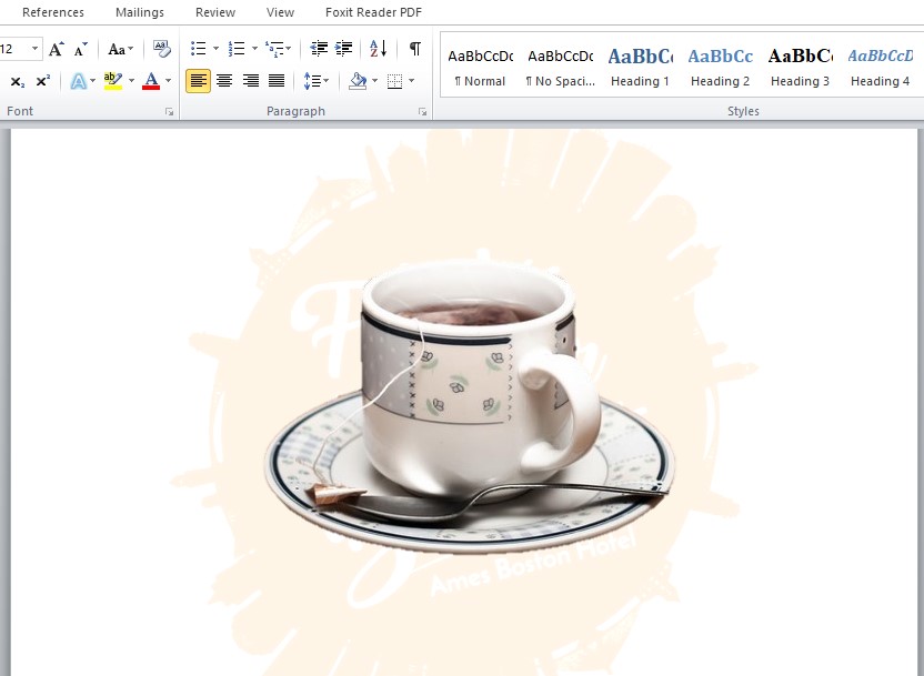 Cara menghapus dan menghilangkan background di word