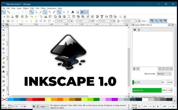 Aplikasi Membuat Logo PC Inkscape