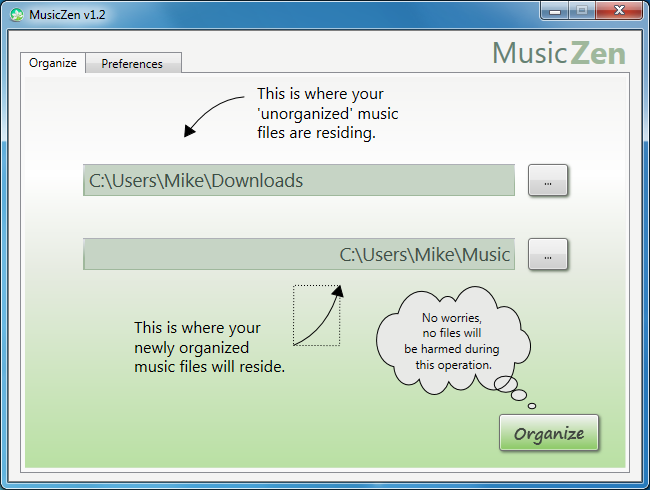 Aplikasi Pemutar Musik PC MusicZen