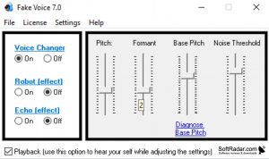 Aplikasi Pengubah Suara PC Fake Voice
