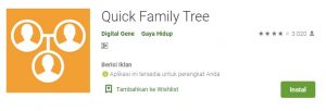 Aplikasi Silsilah Keluarga Quick Family Tree