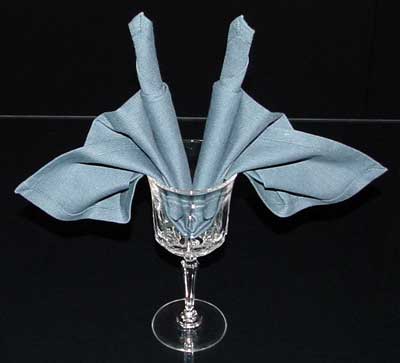 Cara Melipat Napkin Candle Fan 7