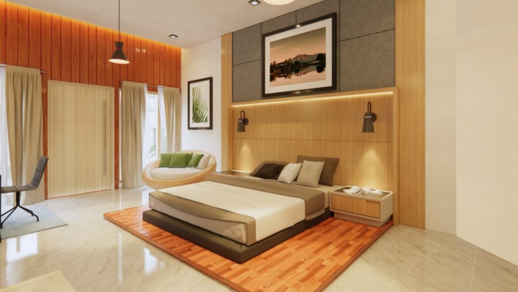 Desain Interior Kamar Hotel Minimalis