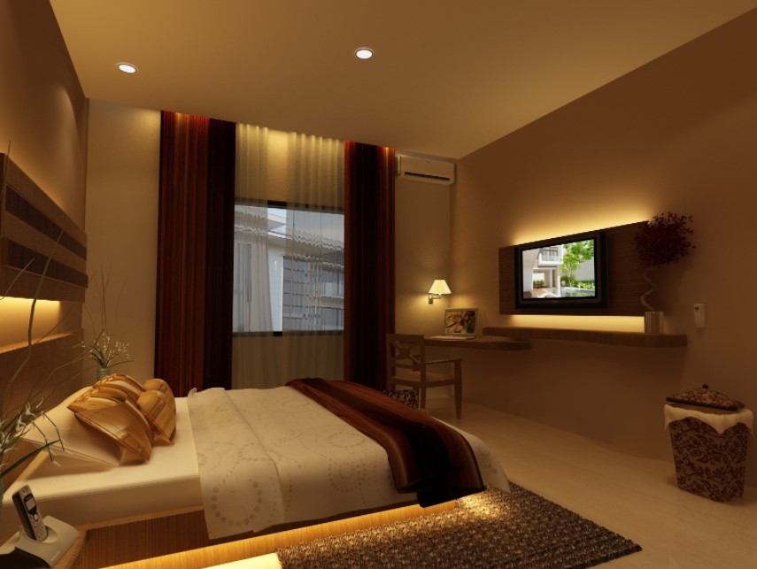 Desain Interior Kamar Hotel Minimalis Mewah