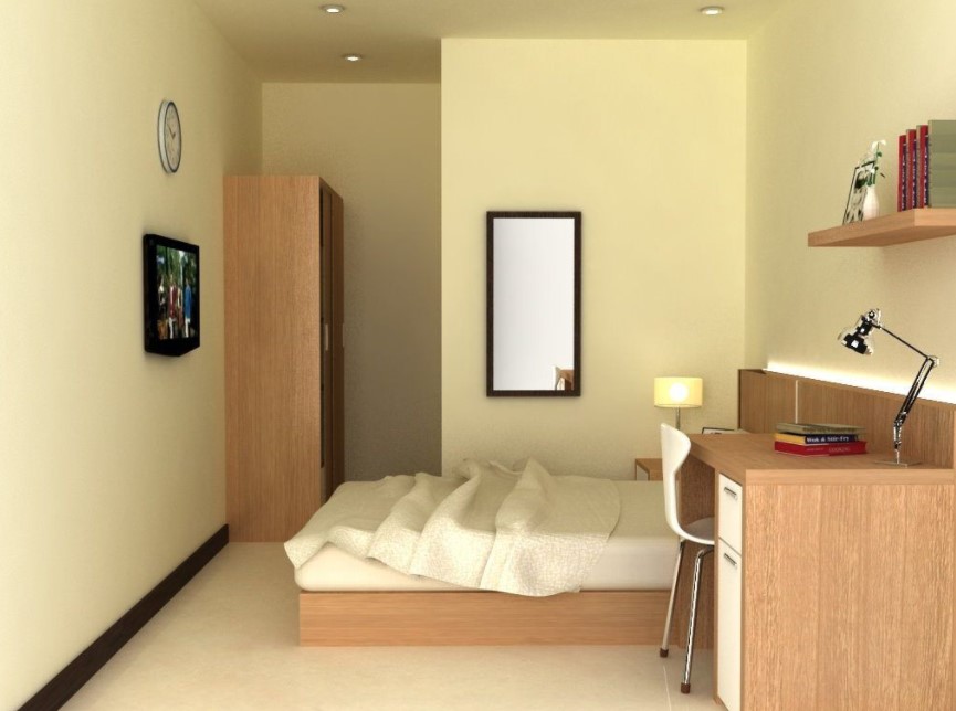 Desain Kamar Hotel 4x4 Kamar Mandi Dalam