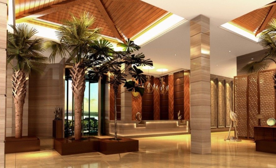 Desain Lobby Hotel Elegan