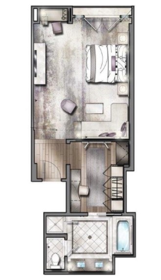 Layout Kamar Hotel Mewah