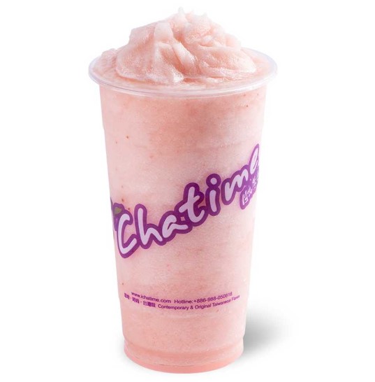 Strawberry Smoothie Menu Favorit Chatime