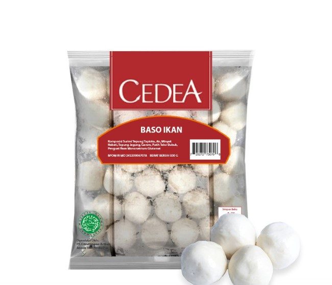 Jenis Cedea Baso Ikan