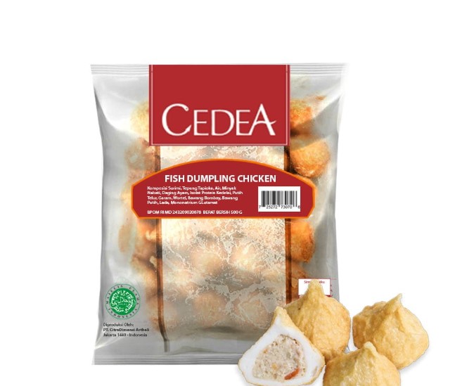 Jenis Cedea Fish Dumpling Chicken