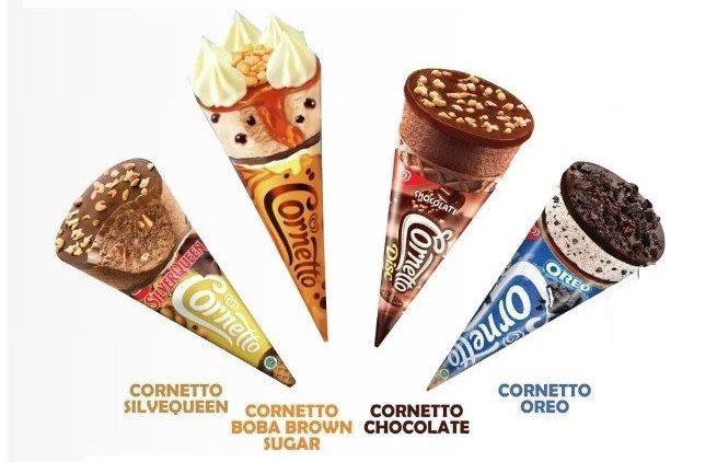 Jenis Walls Cornetto Ice Cream Series