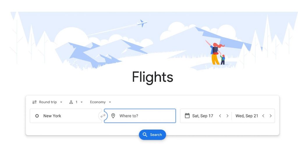Macam-Macam Produk Google - Google Flights