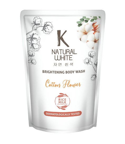 K Natural White Brightening Body Wash di Alfamart Indomaret
