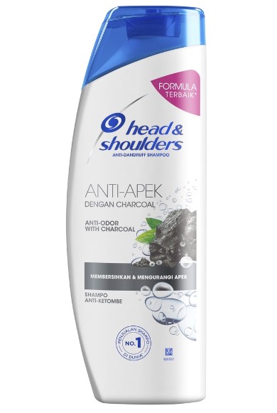 Varian Shampo Head and Shoulders Anti Apek dengan Charcoal