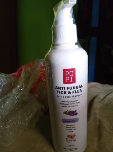Popi Shampo Anti Fungal Tick & Flea Untuk Kucing