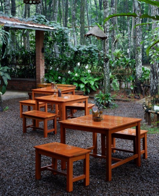 Desain Warung Kopi Outdoor Nature